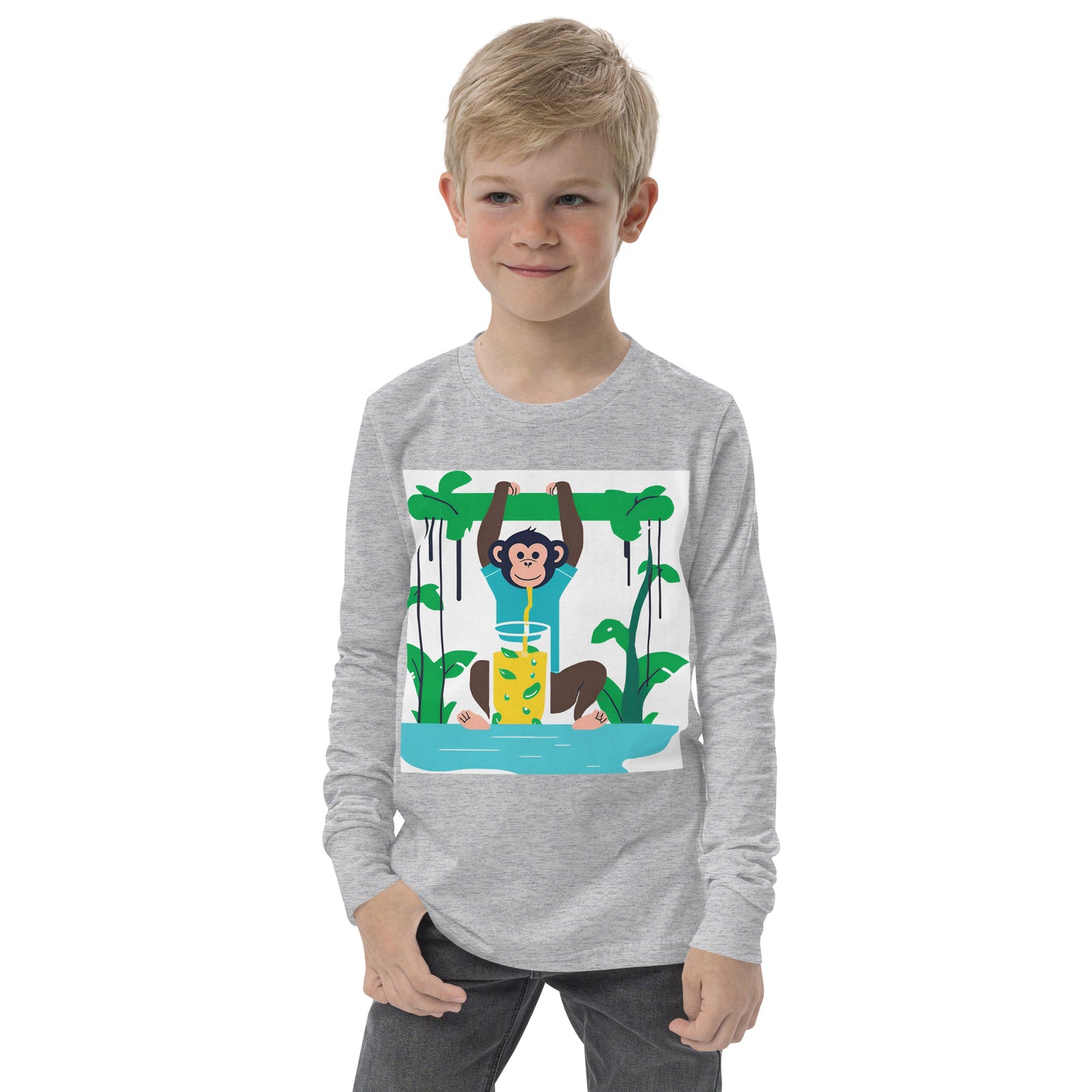Fun Monkey long sleeve tee