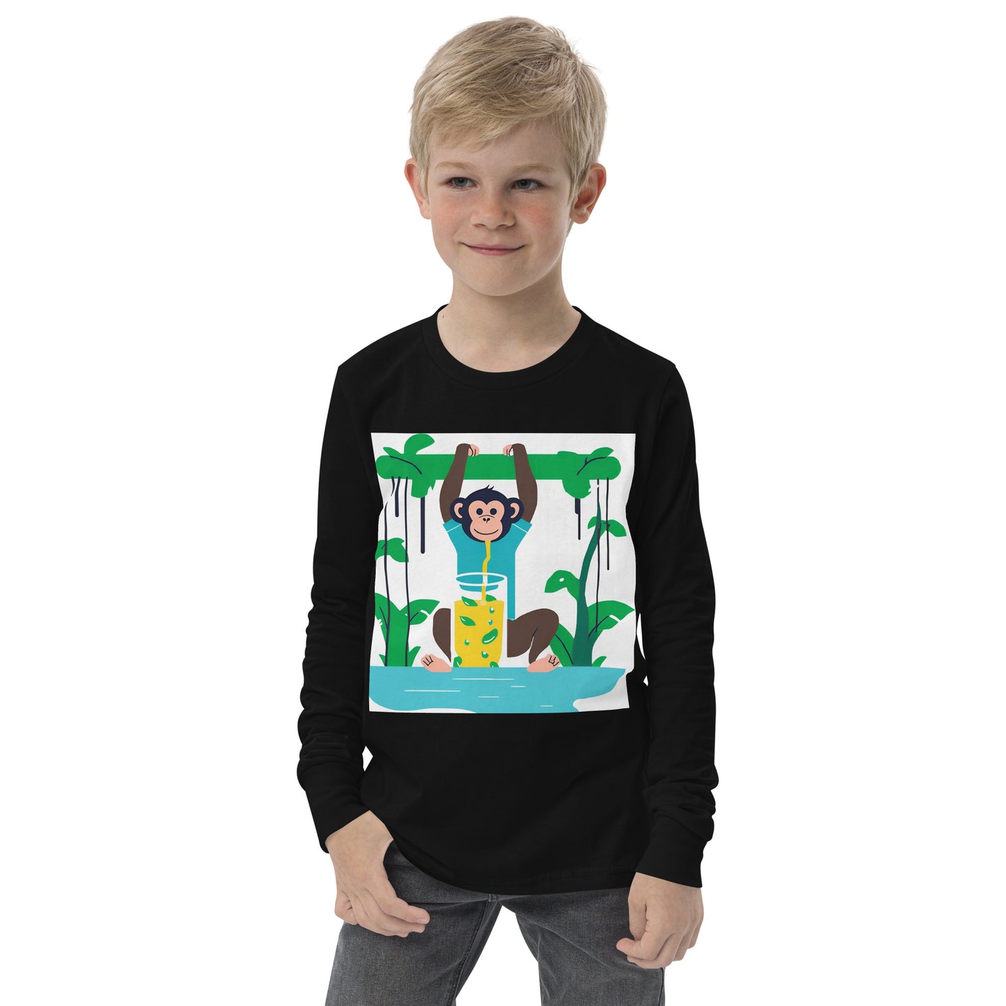 Fun Monkey long sleeve tee