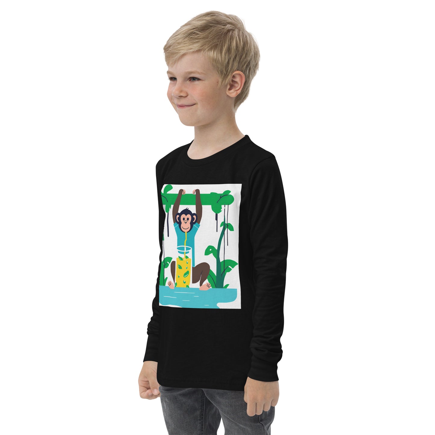 Fun Monkey long sleeve tee
