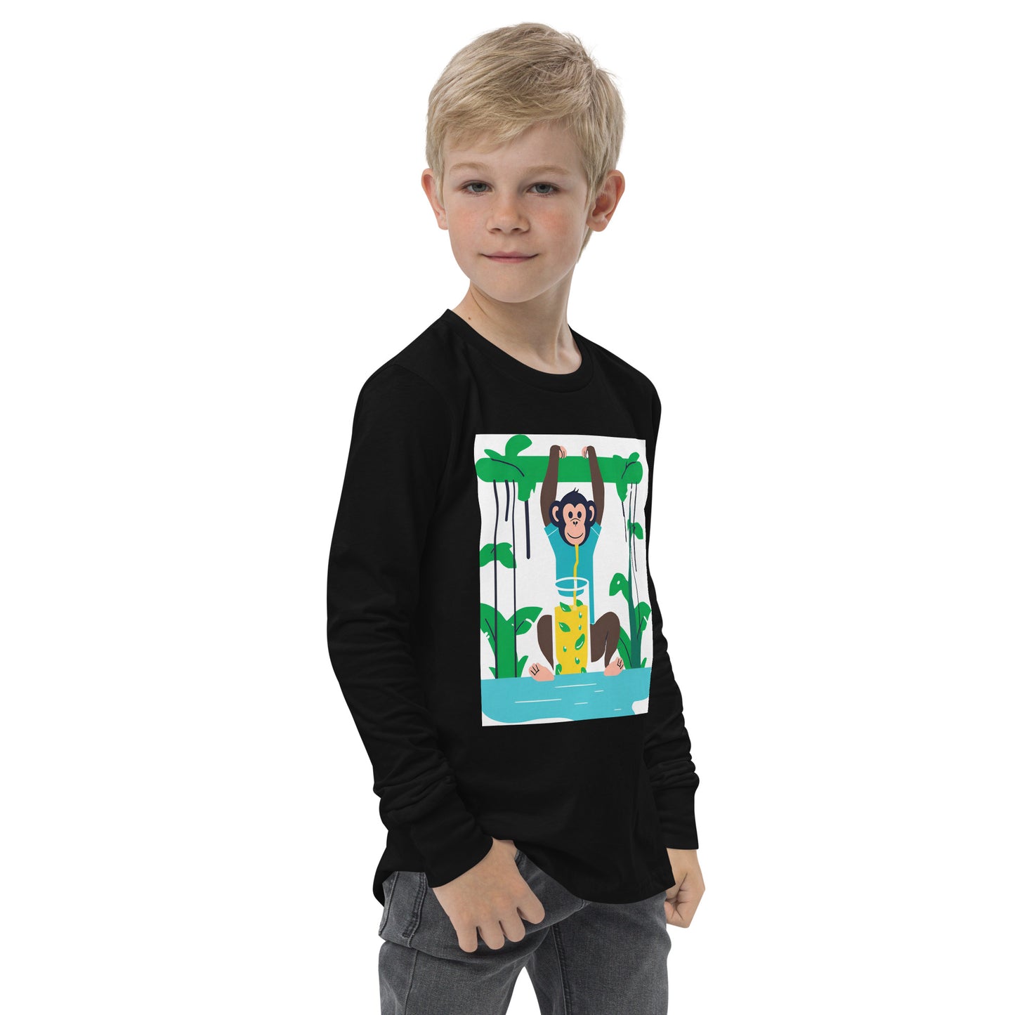 Fun Monkey long sleeve tee
