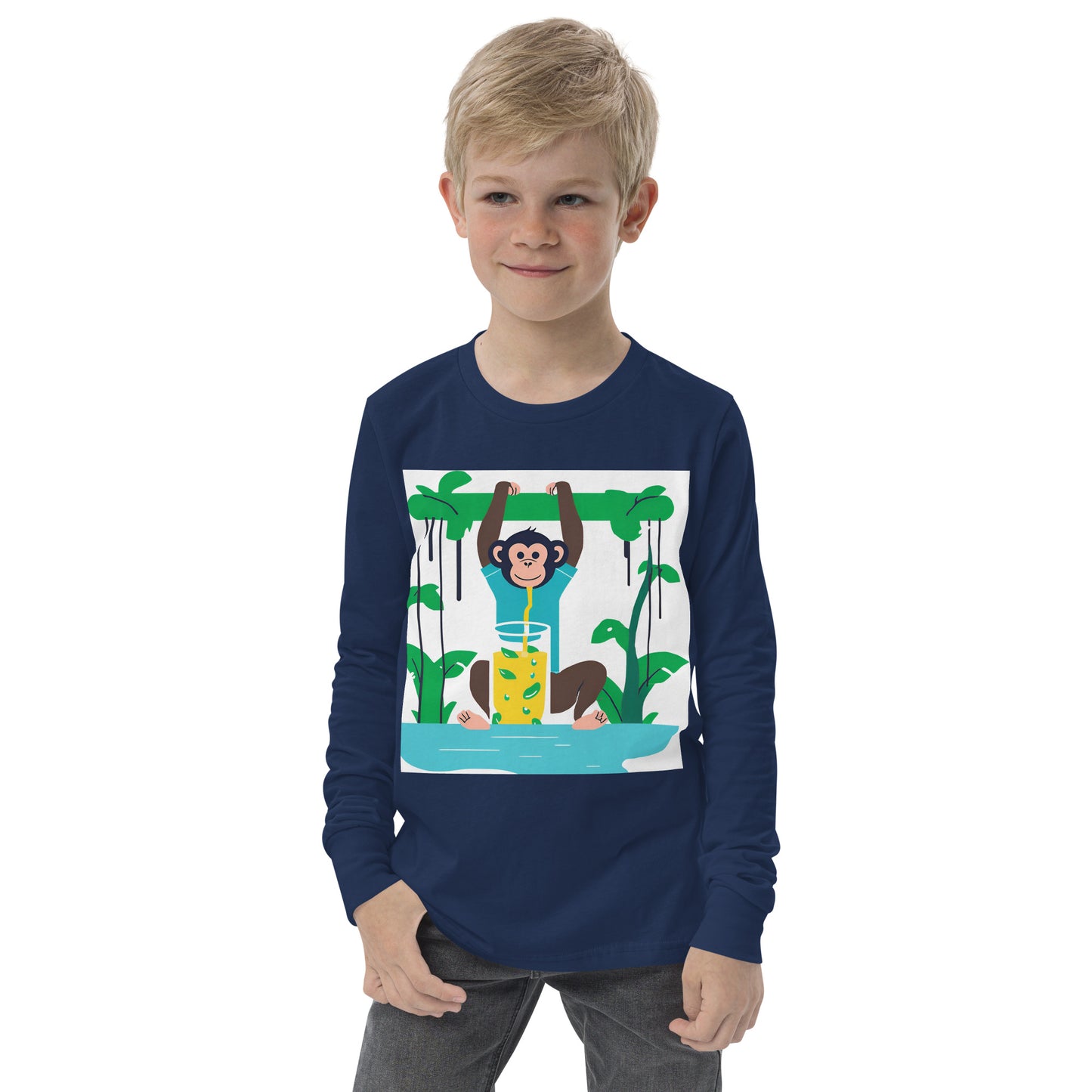 Fun Monkey long sleeve tee