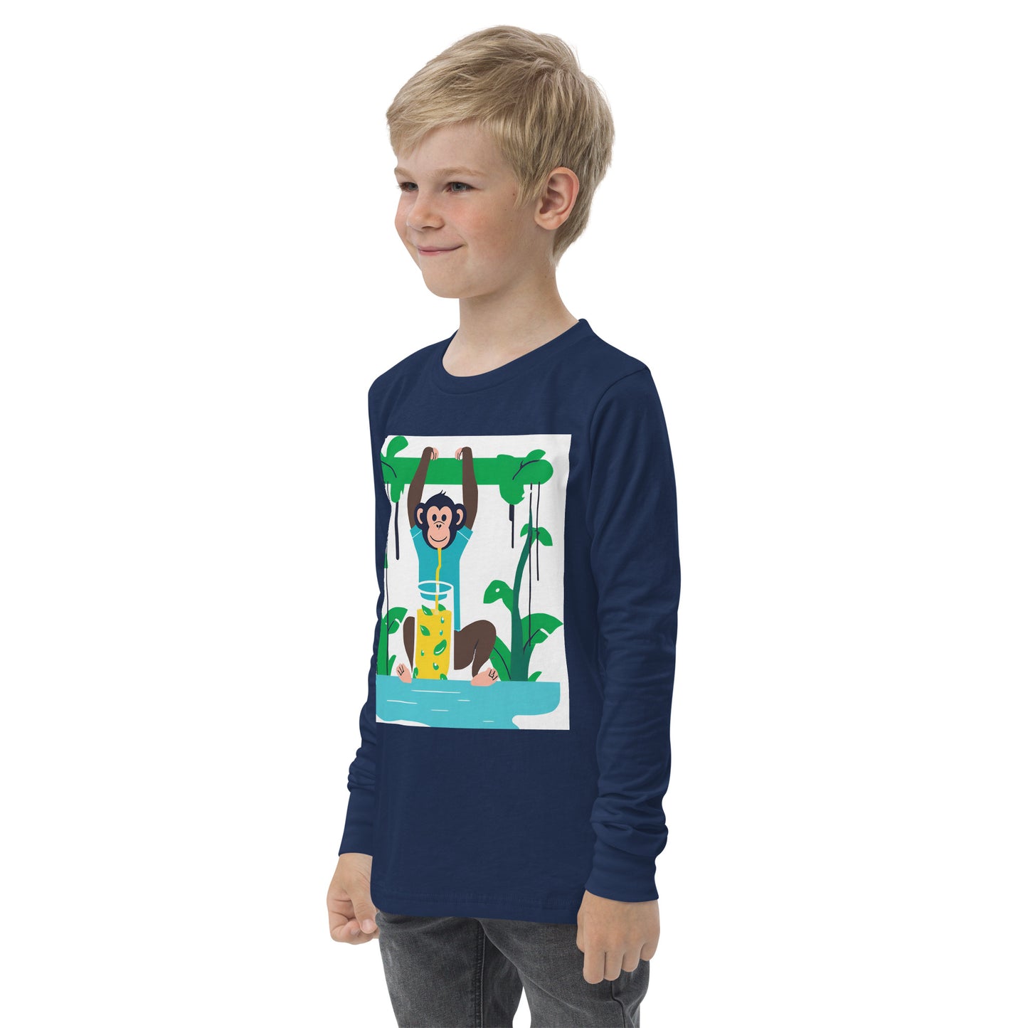 Fun Monkey long sleeve tee