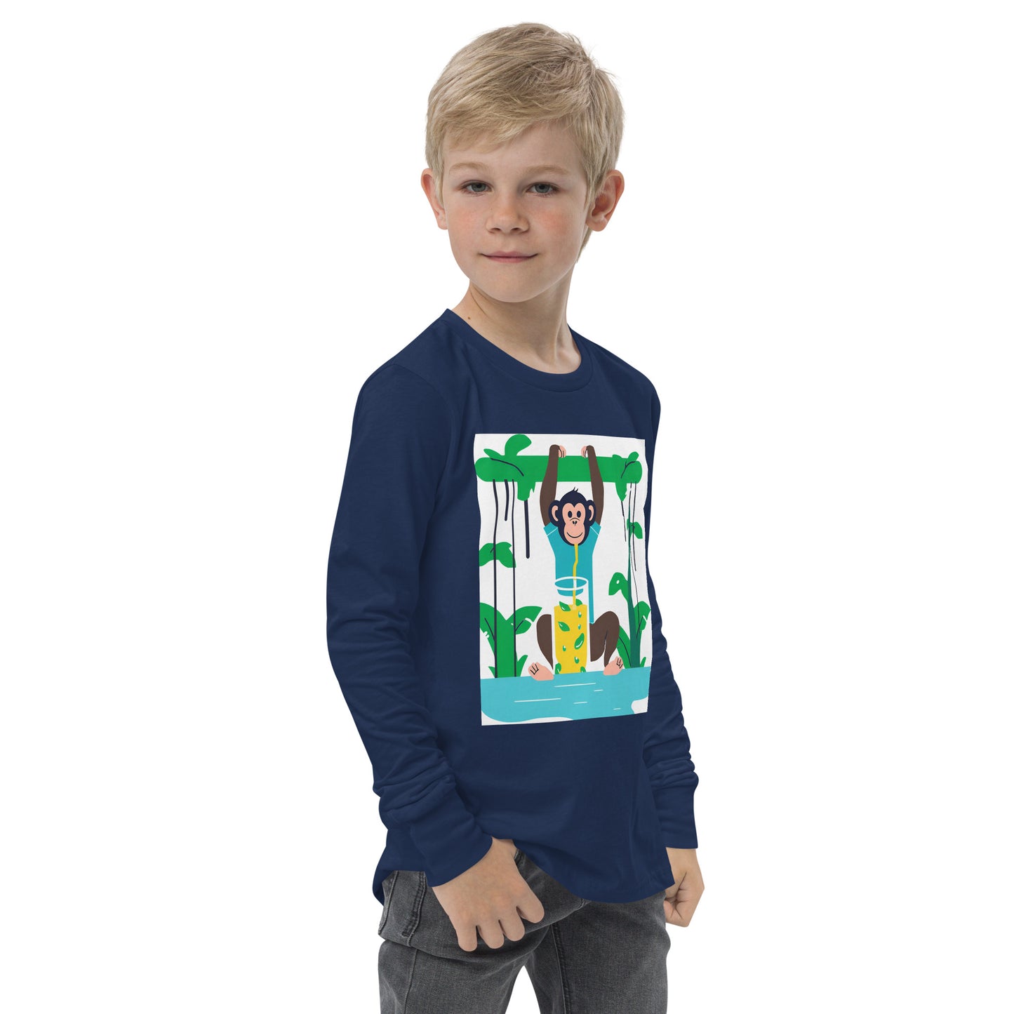 Fun Monkey long sleeve tee