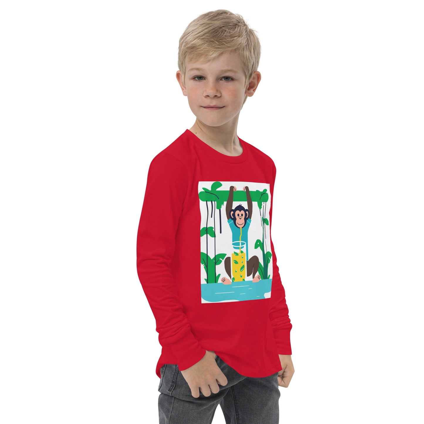 Fun Monkey long sleeve tee