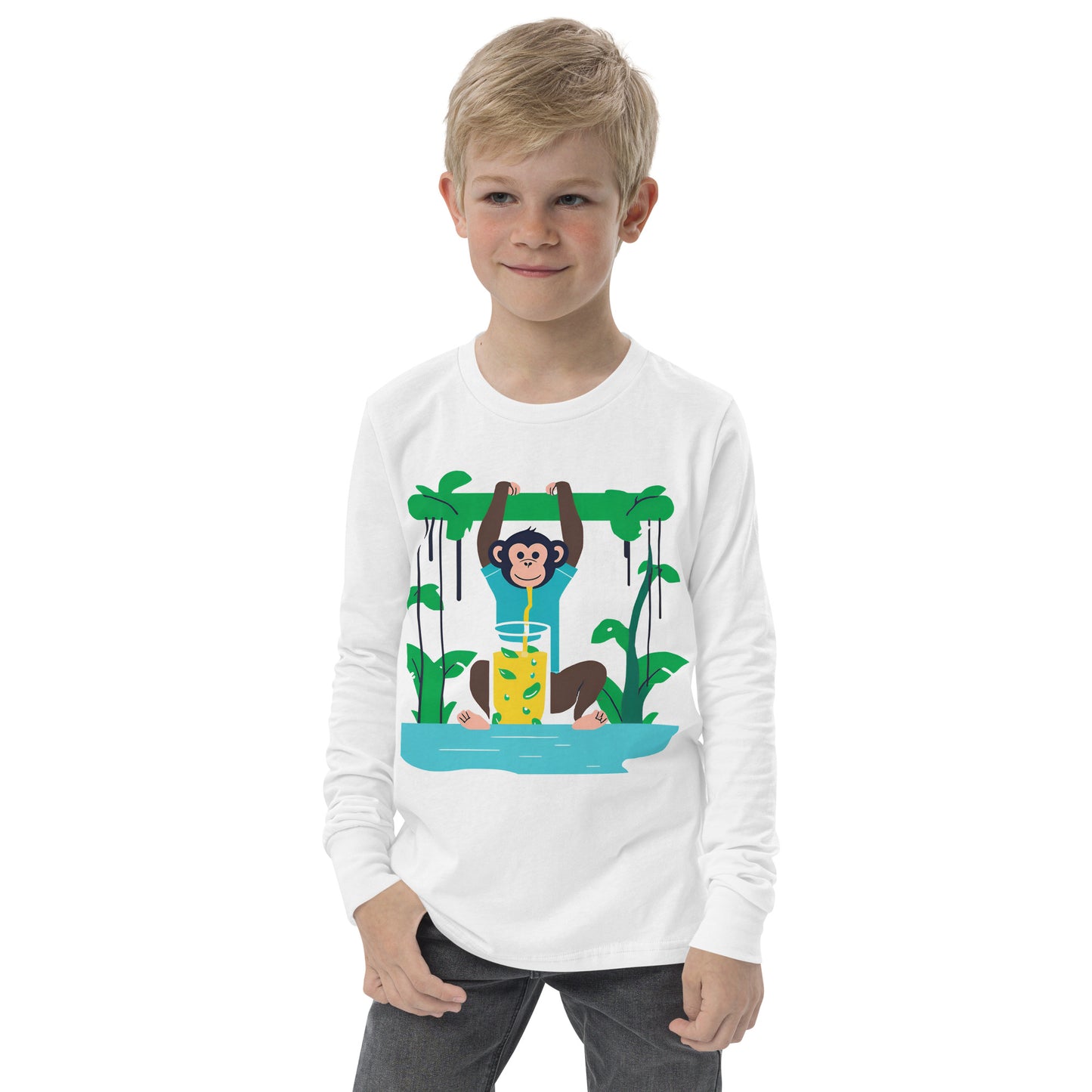 Fun Monkey long sleeve tee