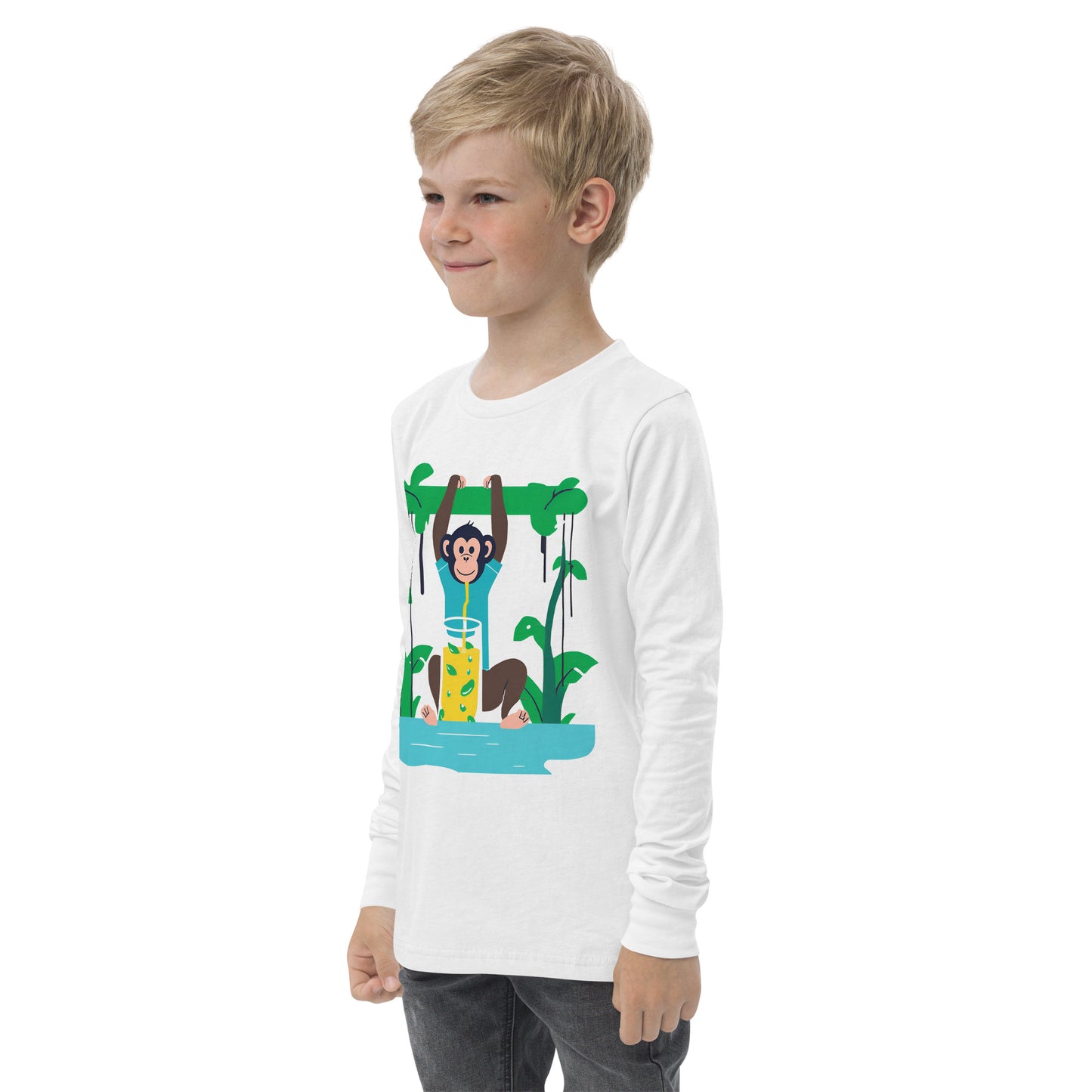 Fun Monkey long sleeve tee