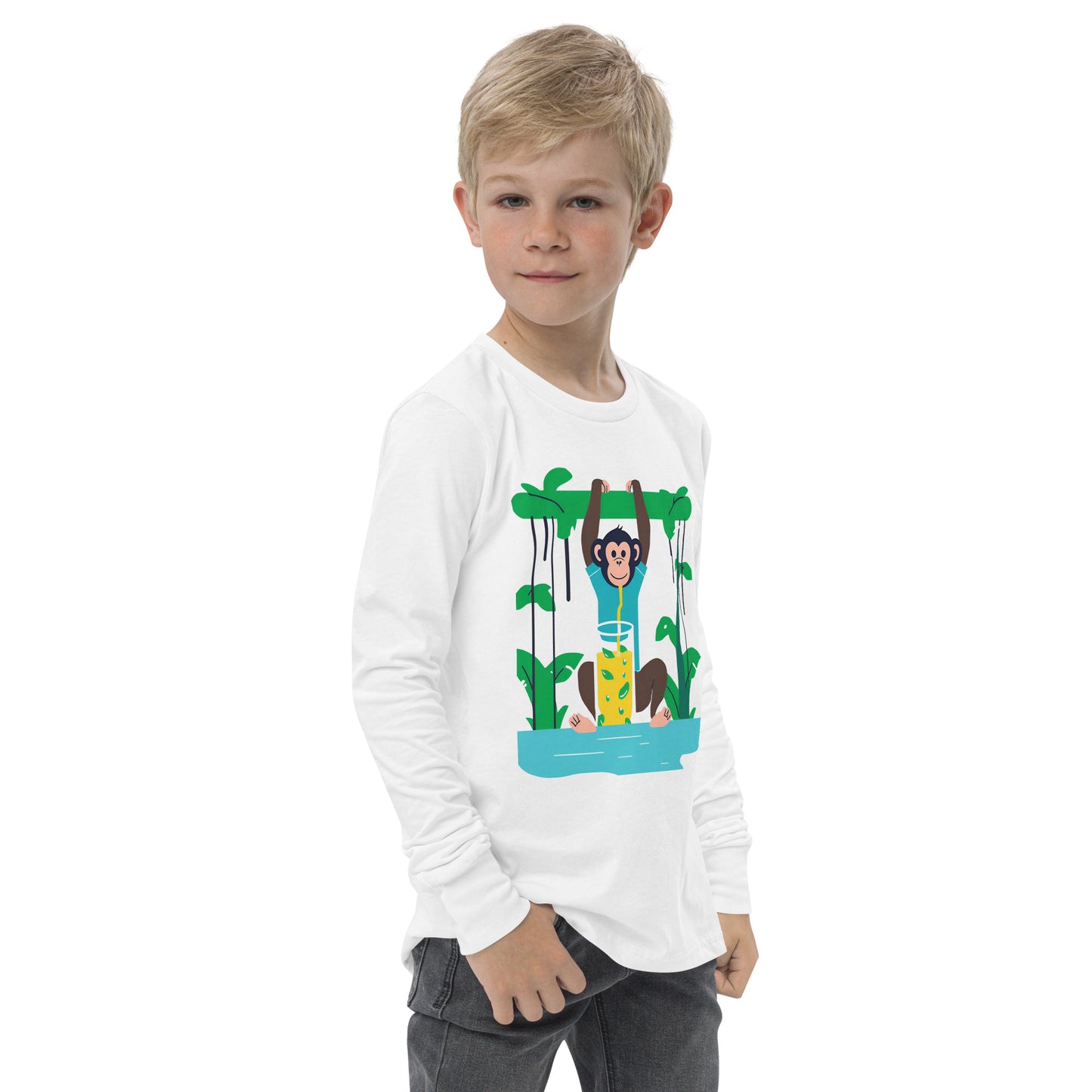 Fun Monkey long sleeve tee